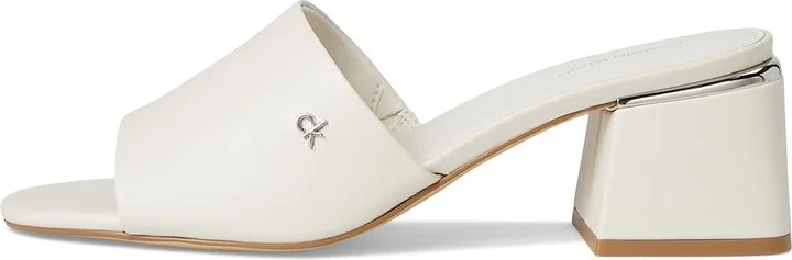 Calvin Klein Rowena Women's Sandals Ivory : 8.5 M, Synthetic - Image 6