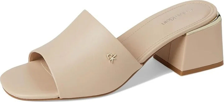 Calvin Klein Rowena Women's Sandals Light Natural : 7.5 M, Synthetic - Image 5
