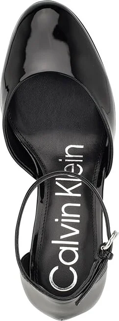 Calvin Klein Sabin High Women's Heels Black Patent : 9.5 M, Leather/Suede/Synthetic - Image 2