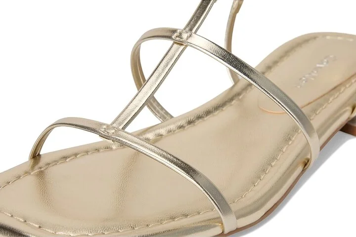 Calvin Klein Sallia Women's Sandals Gold : 5 M, Faux Leather - Image 7