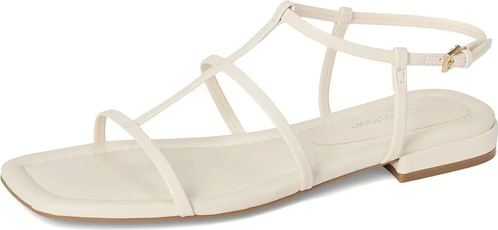 Calvin Klein Sallia Women's Sandals Ivory : 9.5 M, Faux Leather - Image 5