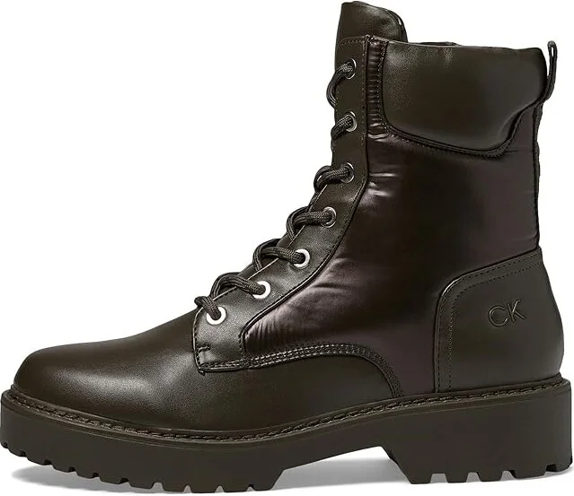 Calvin Klein Sallon Women's Boots Dark Green : 8.5 M, Rubber/Synthetic - Image 5