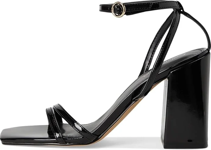 Calvin Klein Sassa Women's Sandals Black Patent : 8 M, Leather - Image 6