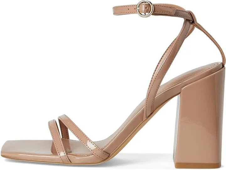 Calvin Klein Sassa Women's Sandals Light Natural Patent : 9.5 M, Leather - Image 6