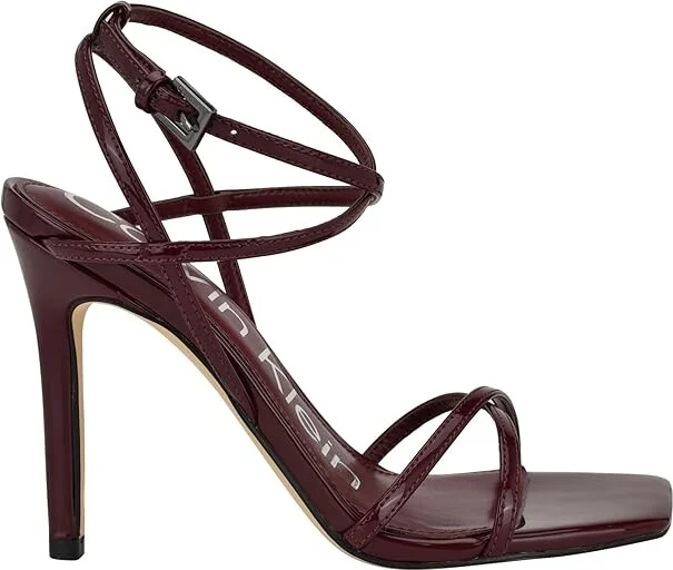 Calvin Klein Tegin Women's Shoes Dark Red Patent : 6 M, Synthetic - Image 6