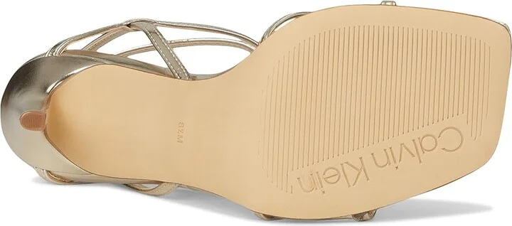 Calvin Klein Tegin Women's Shoes Gold : 9 M, Synthetic - Image 3