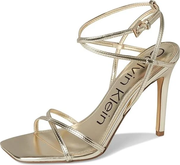 Calvin Klein Tegin Women's Shoes Gold : 9 M, Synthetic - Image 5