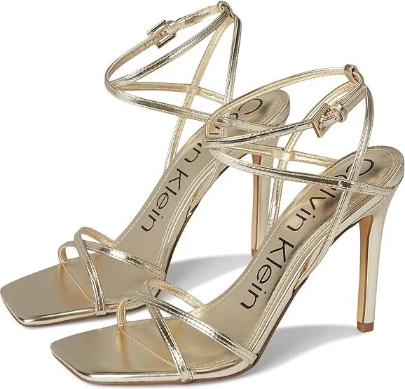 Calvin Klein Tegin Women's Shoes Gold : 9 M, Synthetic