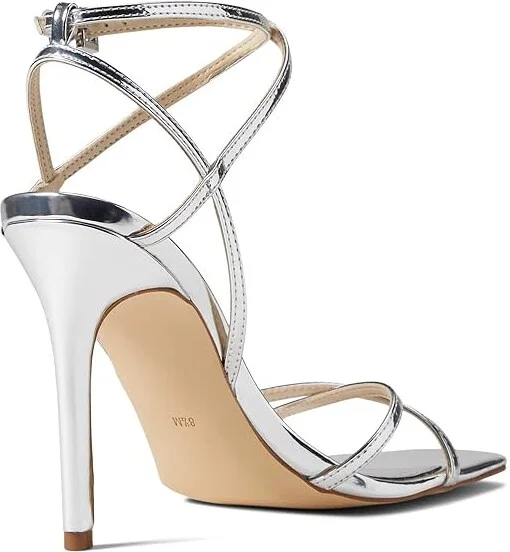 Calvin Klein Tegin Women's Shoes Silver : 5 M, Synthetic - Image 4