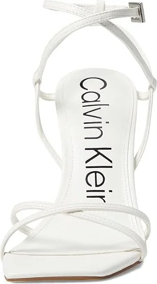 Calvin Klein Tegin Women's Shoes White : 5.5 M, Synthetic - Image 2