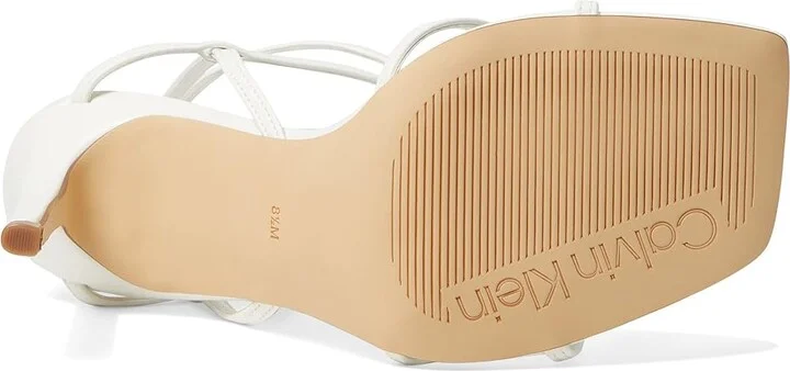 Calvin Klein Tegin Women's Shoes White : 5.5 M, Synthetic - Image 3