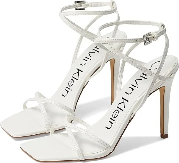 Calvin Klein Tegin Women's Shoes White : 5.5 M, Synthetic