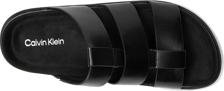Calvin Klein Tempes Men's Flat Shoes Black : 12 M, Synthetic - Image 2