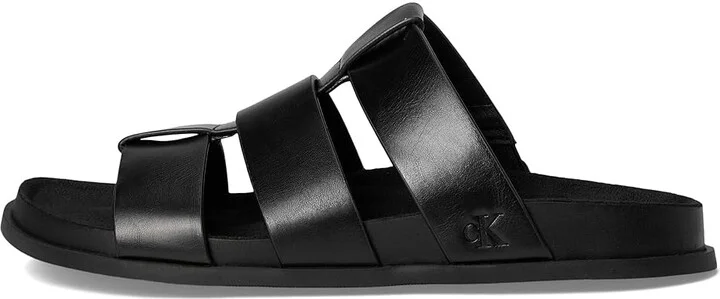 Calvin Klein Tempes Men's Flat Shoes Black : 12 M, Synthetic - Image 6