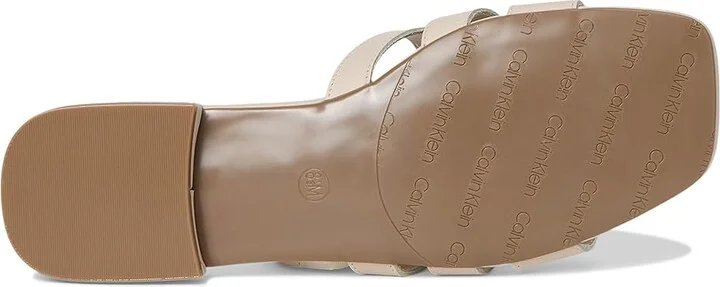 Calvin Klein Tessie Women's Sandals Ivory Leather : 5.5 M - Image 3