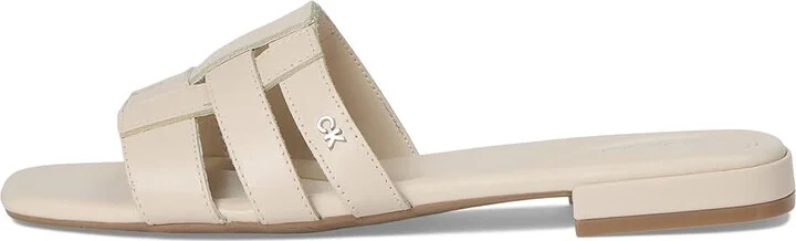 Calvin Klein Tessie Women's Sandals Ivory Leather : 5.5 M - Image 6