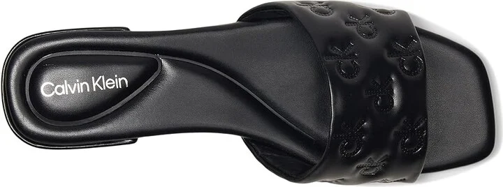 Calvin Klein Traven Women's Sandals Black : 10 M, Leather - Image 2