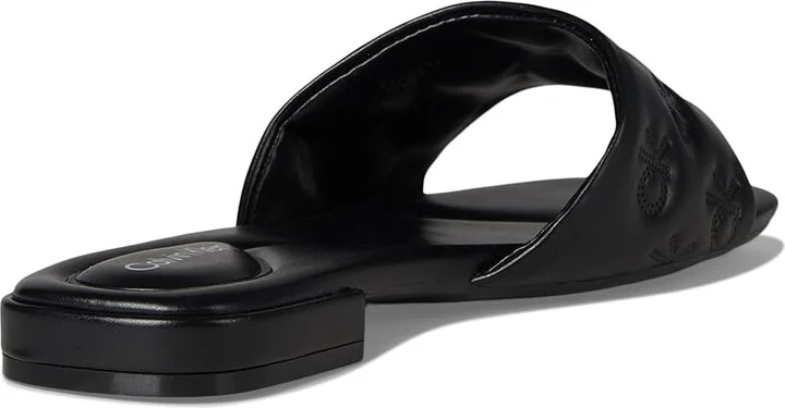 Calvin Klein Traven Women's Sandals Black : 10 M, Leather - Image 4