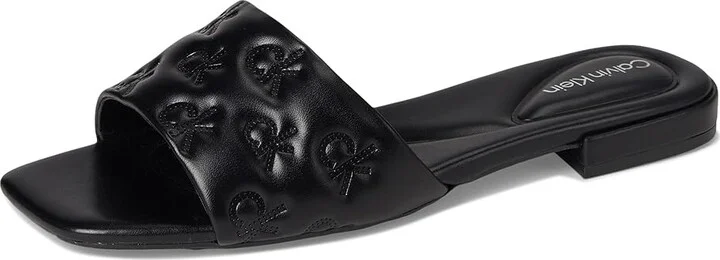Calvin Klein Traven Women's Sandals Black : 10 M, Leather - Image 5