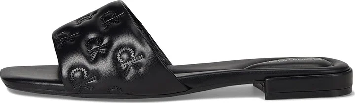 Calvin Klein Traven Women's Sandals Black : 10 M, Leather - Image 6