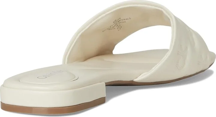 Calvin Klein Traven Women's Sandals Ivory : 9 M, Leather - Image 4