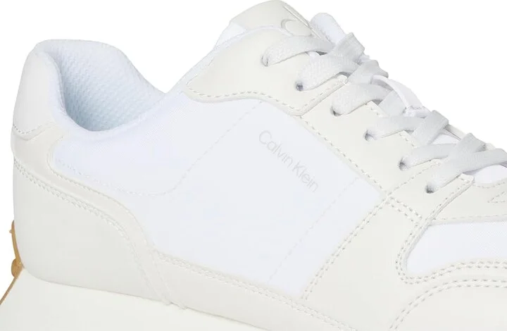 Calvin Klein Tulay Women's Shoes White/Beige : 9 M, Leather - Image 7