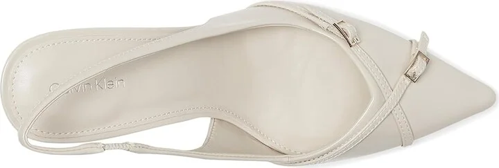 Calvin Klein Tulissa Women's Shoes Ivory Patent : 9 M, Synthetic - Image 2