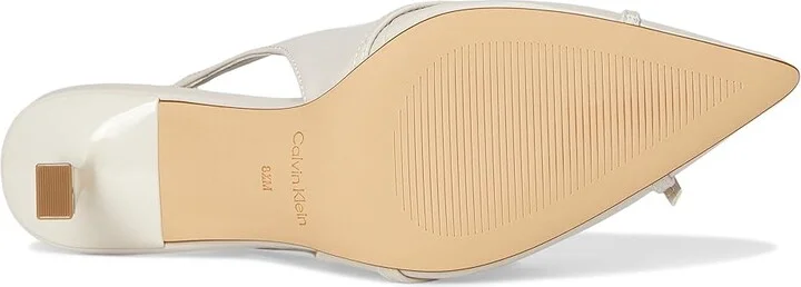 Calvin Klein Tulissa Women's Shoes Ivory Patent : 9 M, Synthetic - Image 3