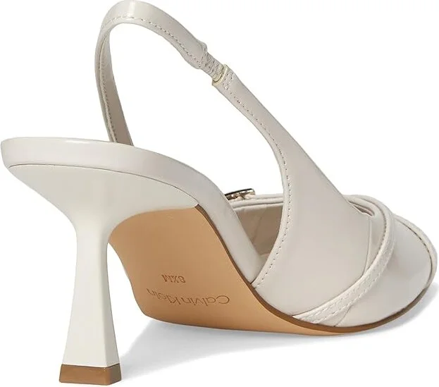 Calvin Klein Tulissa Women's Shoes Ivory Patent : 9 M, Synthetic - Image 4