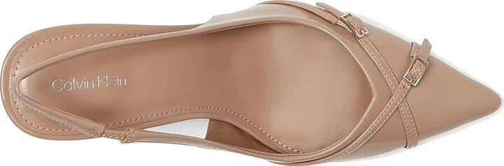 Calvin Klein Tulissa Women's Shoes Light Natural Patent : 11 M, Synthetic - Image 2