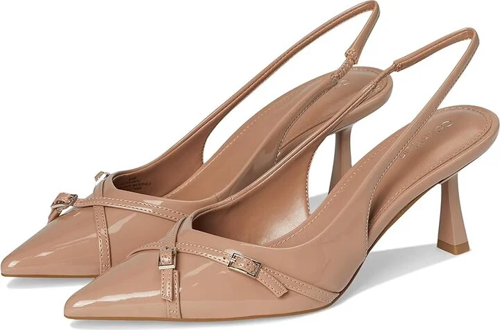 Calvin Klein Tulissa Women's Shoes Light Natural Patent : 11 M, Synthetic