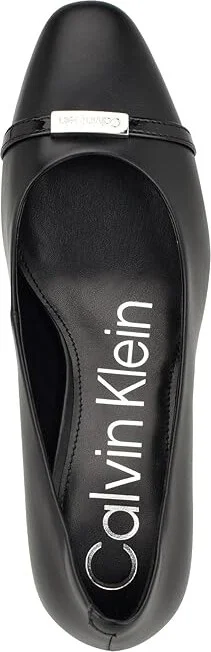 Calvin Klein Unesta High Women's Heels Black : 9 M, Synthetic - Image 2
