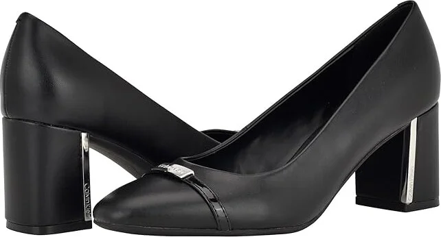 Calvin Klein Unesta High Women's Heels Black : 9 M, Synthetic