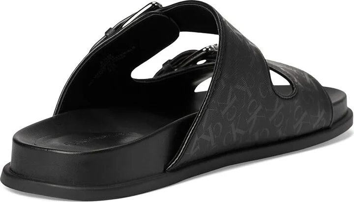 Calvin Klein Vibe Women's Sandals Black Saffiano Logo : 9 M, Synthetic - Image 4