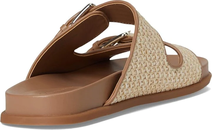 Calvin Klein Vibe Women's Sandals Light Natural/Medium Brown : 9.5 M, Synthetic - Image 4