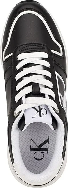 Calvin Klein Vidya Women's Shoes Black/White : 8.5 M, Leather - Image 2