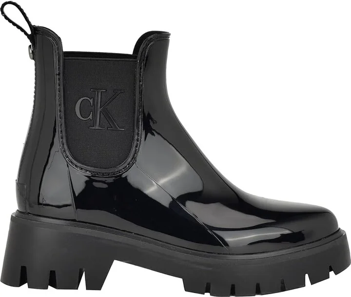 Calvin Klein Wende Women's Boots Black : 7 M, Rubber/Synthetic - Image 5