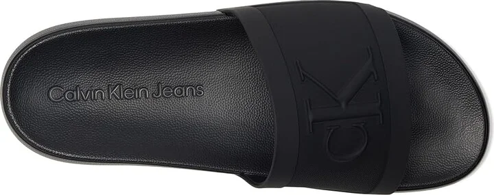 Calvin Klein Wlinderz Men's Slide Shoes Black : 13 M, Synthetic - Image 2