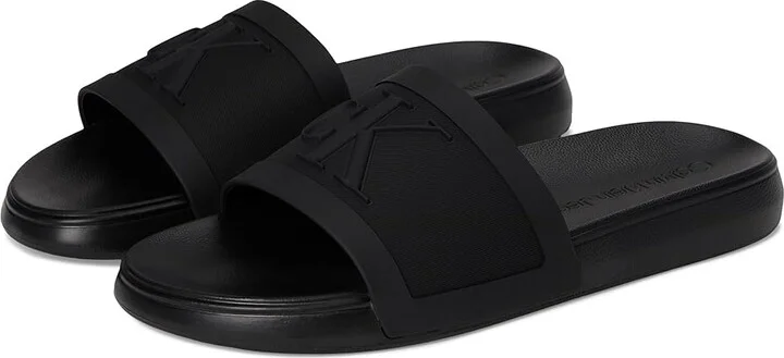 Calvin Klein Wlinderz Men's Slide Shoes Black : 13 M, Synthetic