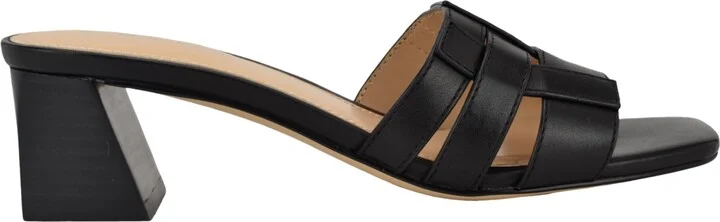 Calvin Klein Women's Alise Woven Block Heel Sandals - Image 6