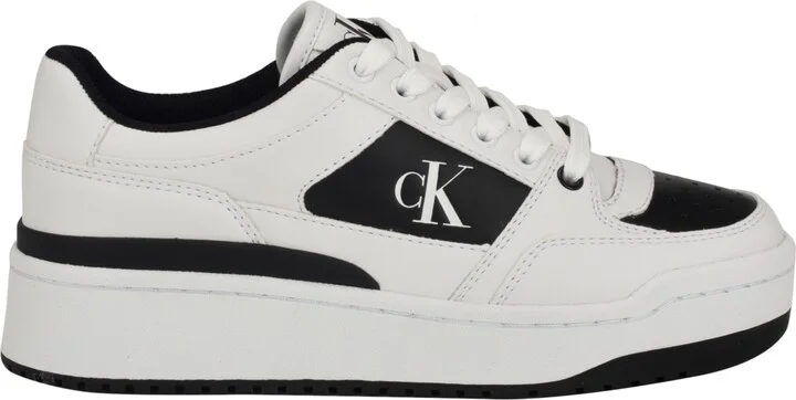 Calvin Klein Women's Alondra Casual Lace-Up Sneakers - Image 6