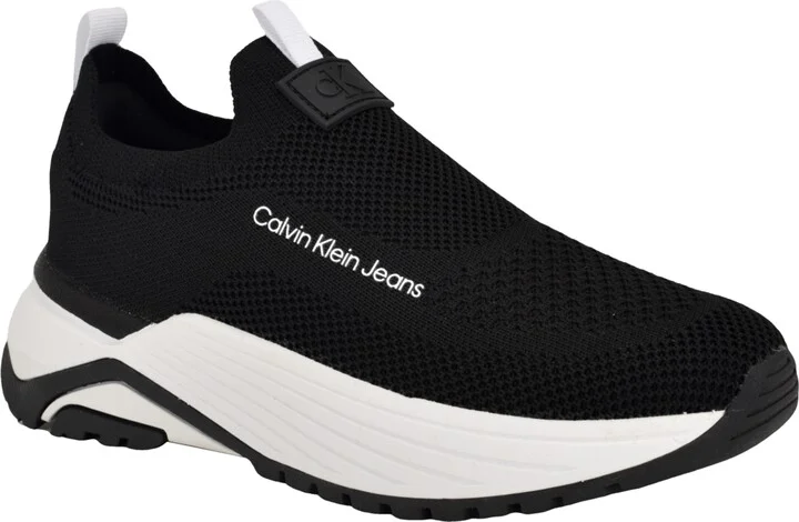 Calvin Klein Women's Alvea Knit Pull-On Sneakers