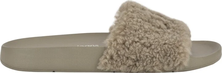Calvin Klein Women's Amaya Fuzzy Slide Sandals - Image 2