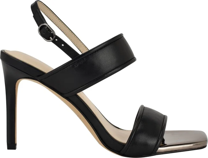 Calvin Klein Women's Amour Double Band Slingback Stiletto Sandals - Image 2