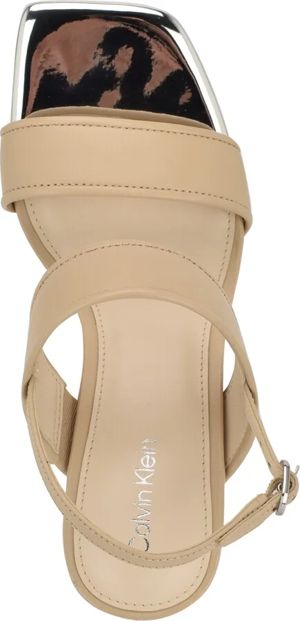 Calvin Klein Women's Amour Double Band Slingback Stiletto Sandals - Image 8