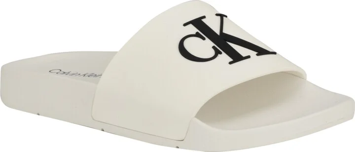 Calvin Klein Women's Arin Logo Beach Slide Sandals