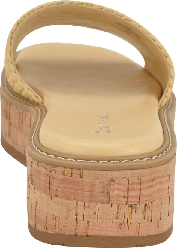 Calvin Klein Women's Arzelia Single Band Platform Slip-On Sandals - Image 7