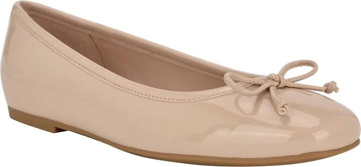 Calvin Klein Women's Bronte Square Toe Ballet Flats