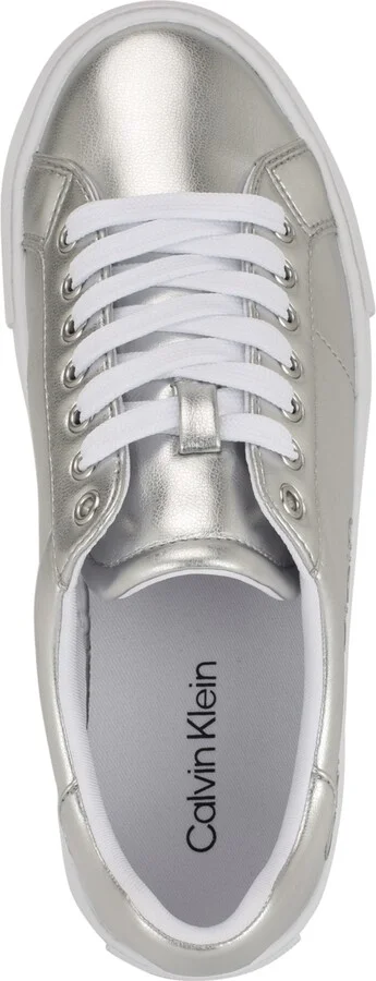 Calvin Klein Women's Camzy Lace-Up Casual Sneakers - Image 4