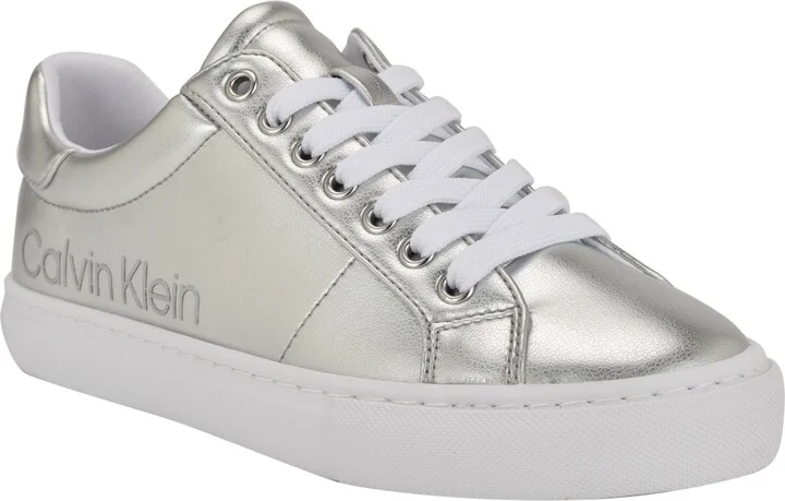Calvin Klein Women's Camzy Lace-Up Casual Sneakers